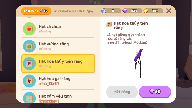 Hạt hoa thủy tiên răng